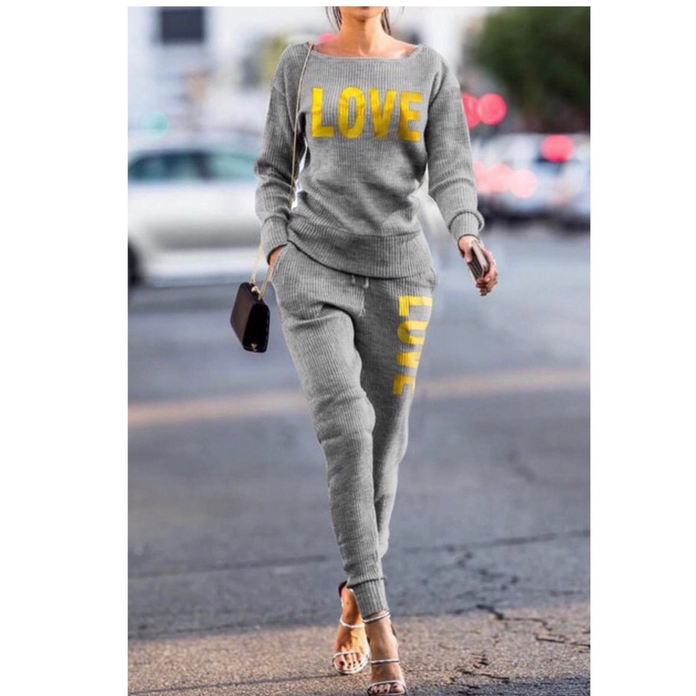 LOVE PANTS SET